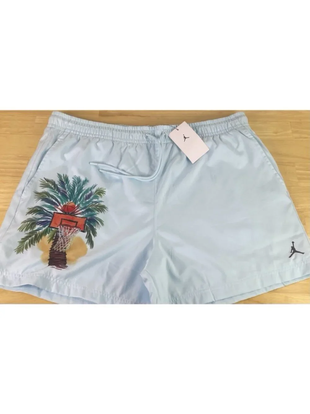 Nike Jordan Essentials Sea Glacier Blue Shorts - IB7276-474 - Men’s 2XL - NWT